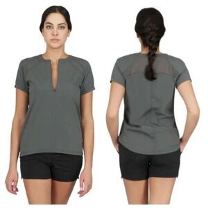 Indygena Lomo Shirt Grey Nephrite Size Large